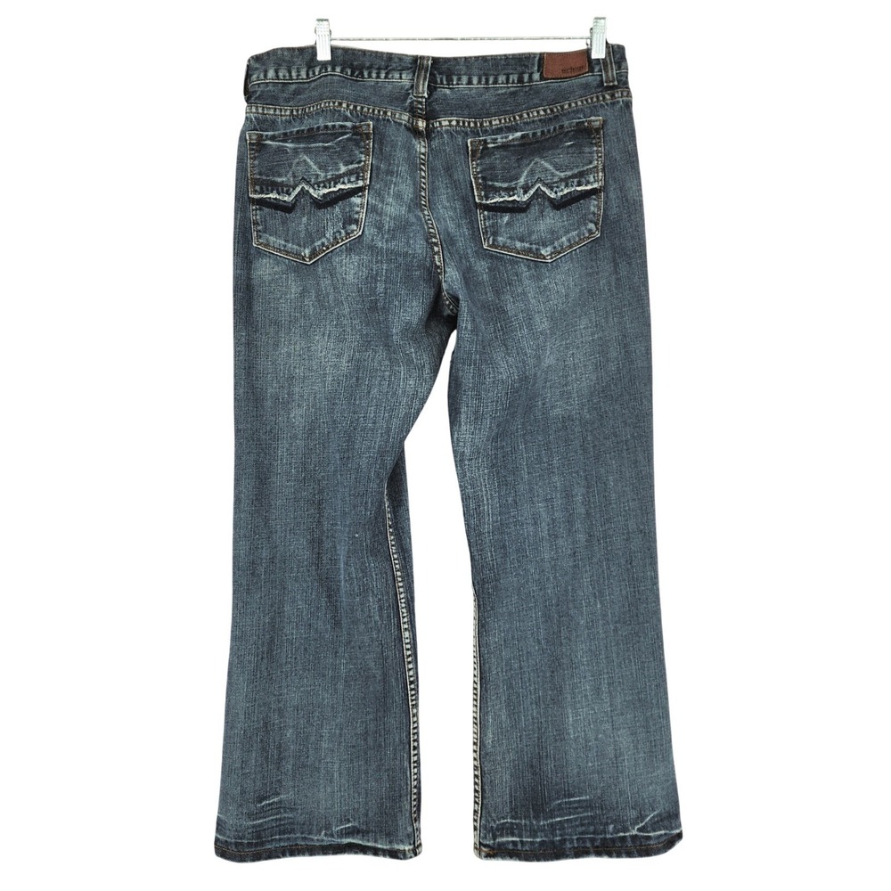 Urban Pipeline Relaxed Bootcut Jeans 38x30 Mens Blue Denim Y2K Skater Grunge 90s
